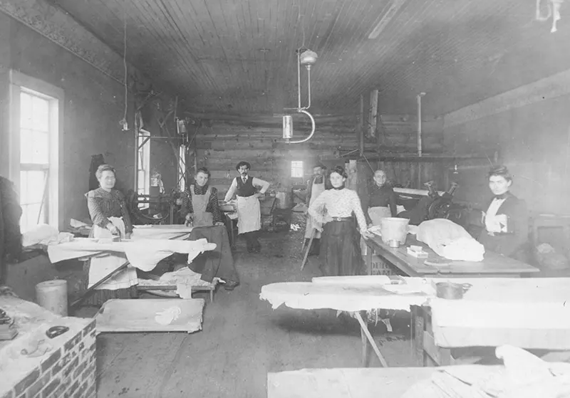 Model Steam Laundry in Colfax, Washington, 1900.
