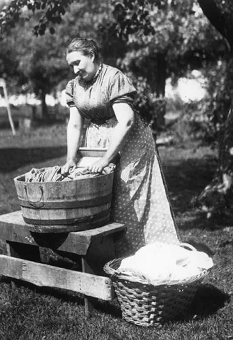 A Photographic Journey Through the Early Days of Washing Machines, 1880s-1950s