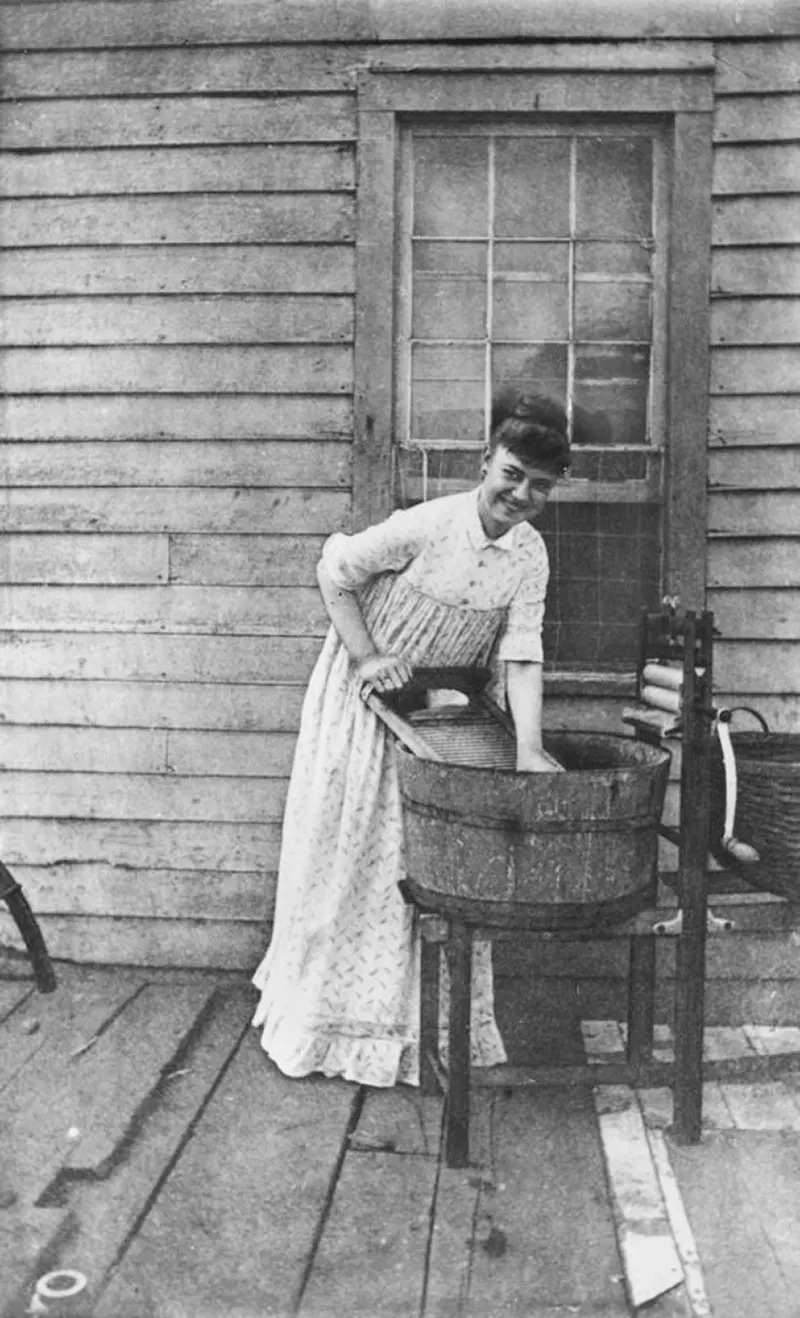 A Photographic Journey Through the Early Days of Washing Machines, 1880s-1950s