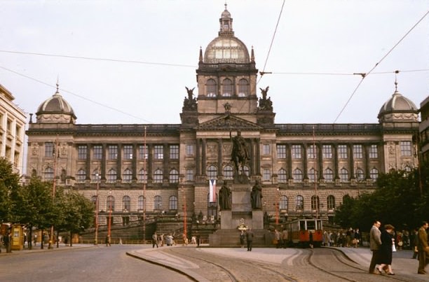 National Museum, Prague, July 1958.