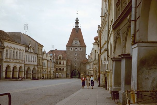 Lower Gate, Domažlice, July 1958.