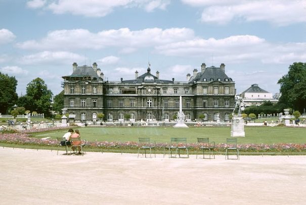 Luxembourg Palace and Gardens, Paris, July 1958.