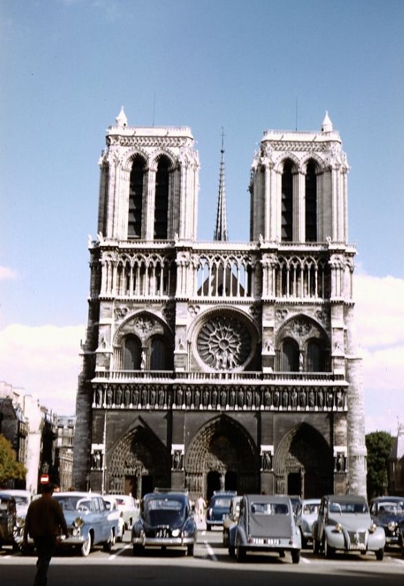 Notre Dame, Paris, July 1958.