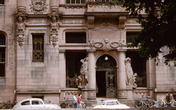 Heidelberg University library, Heidelberg, June 1958.