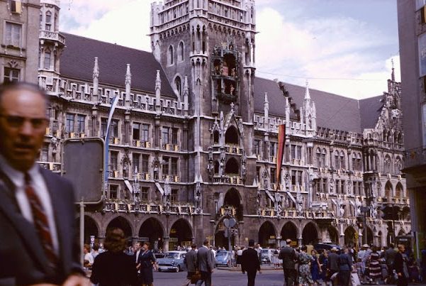 Walter Lamb, Munich town hall, July 1958.