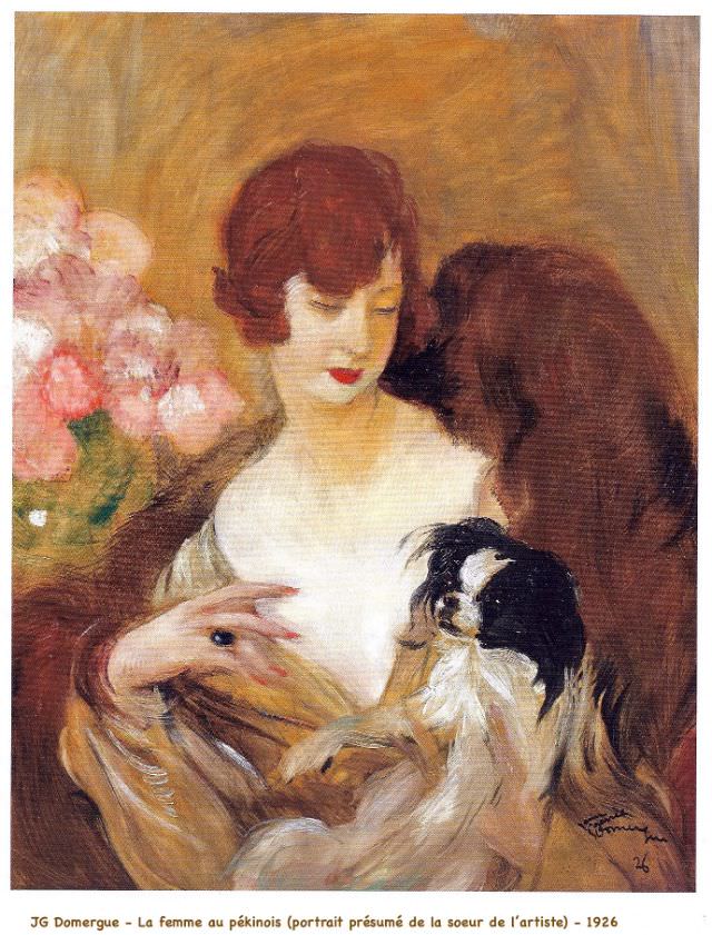 La femme au pékinois, 1926