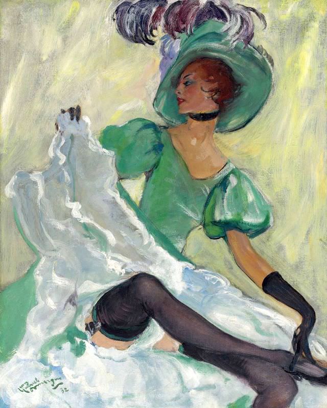 Danseuse de French Cancan, 1932
