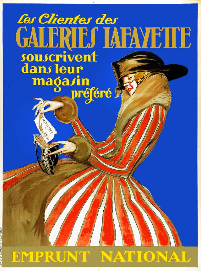 Les Clientes des Galeries Lafayette, 1920