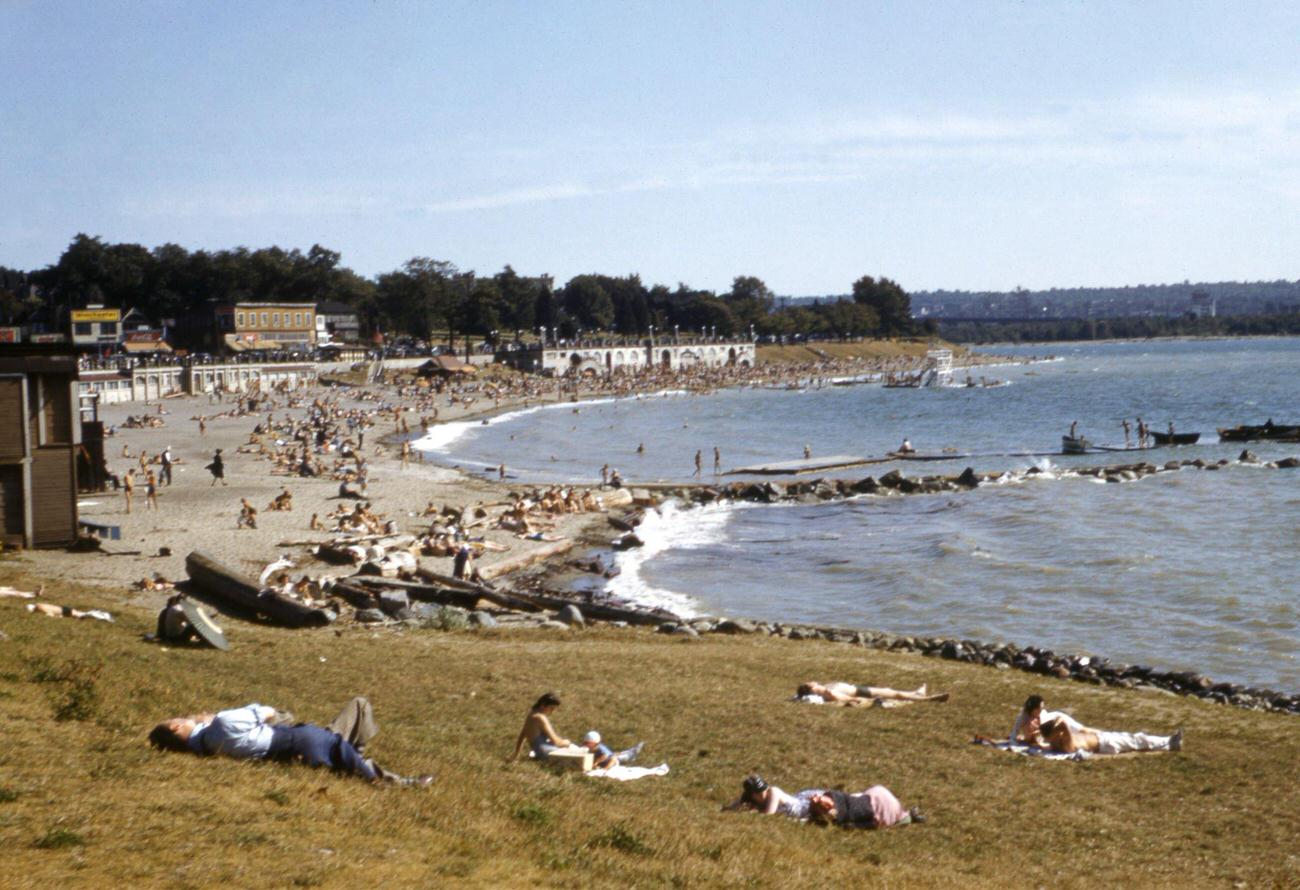 Afternoon scene in Stanley Park, Vancouver, 1941.