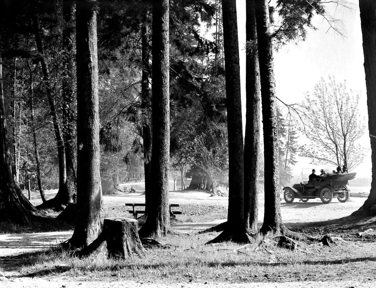 Second Beach in Stanley Park, Vancouver,1912.