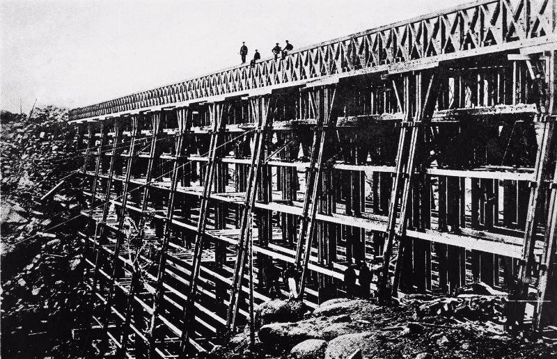 Dale Creek Bridge, 2 miles west of Sherman, Wyoming.