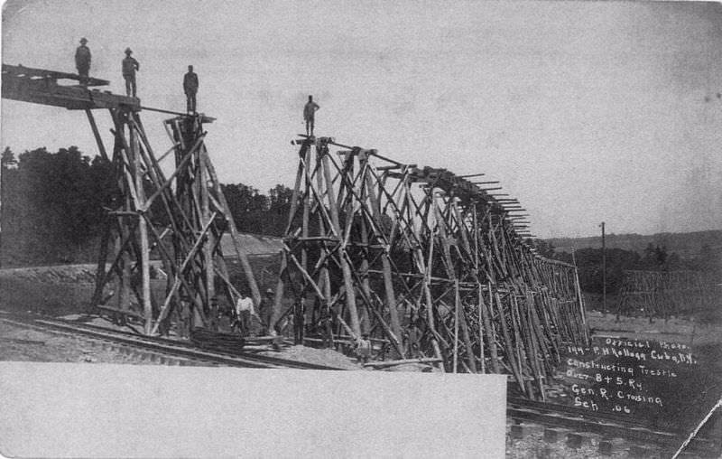 Trestle construction.