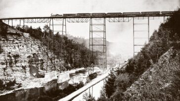 Timber railroad bridges