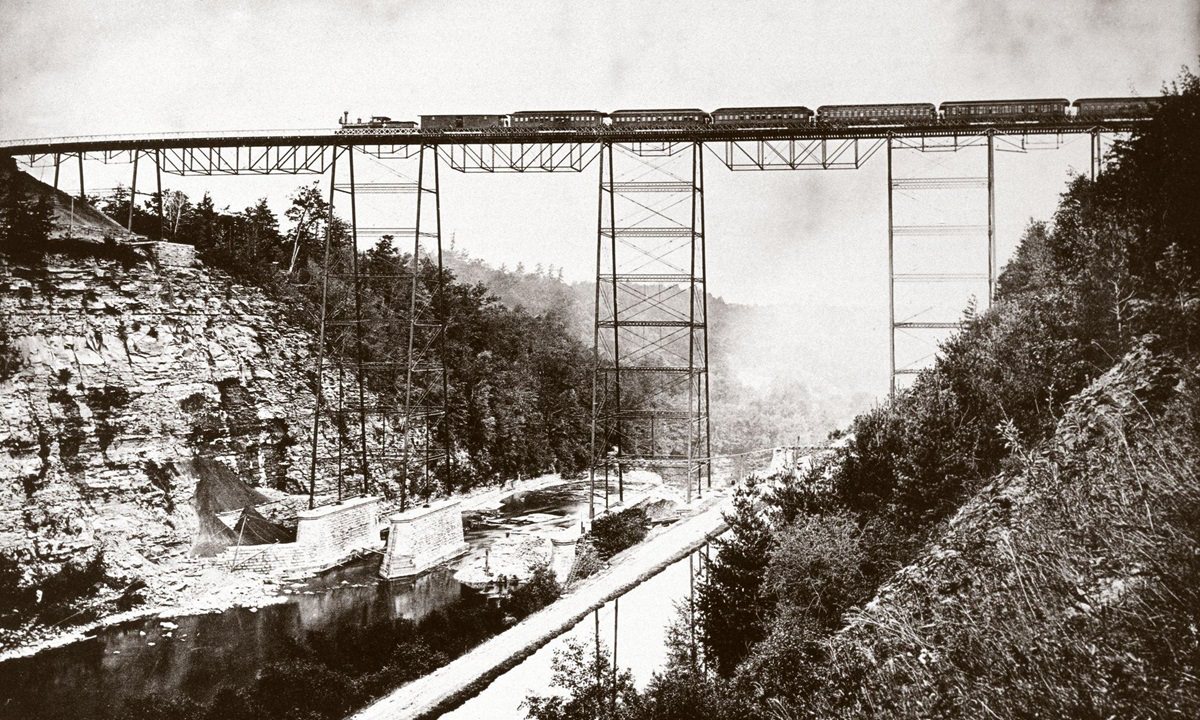 Timber railroad bridges