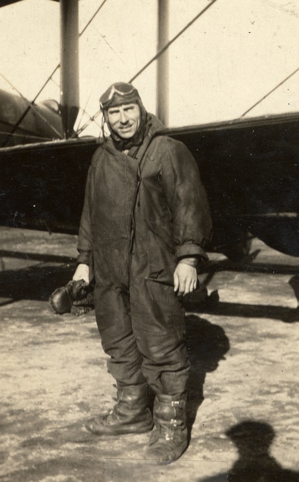 Airmail pilot E. Hamilton Lee, 1924.