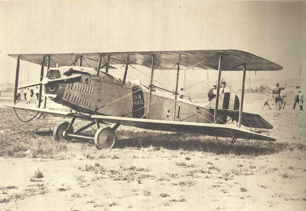 JR-1B mail airplane by Standard Aircraft Corporation, Dec. 31, 1918.