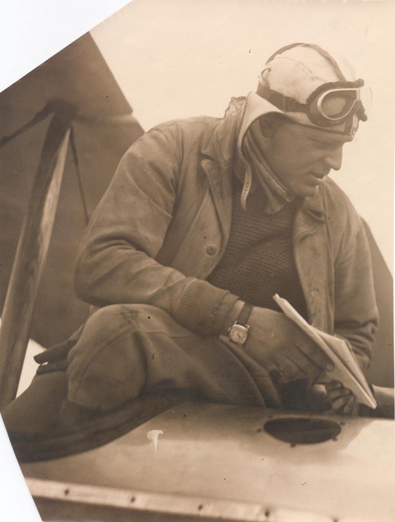 Airmail pilot William Fillmore, 1925.