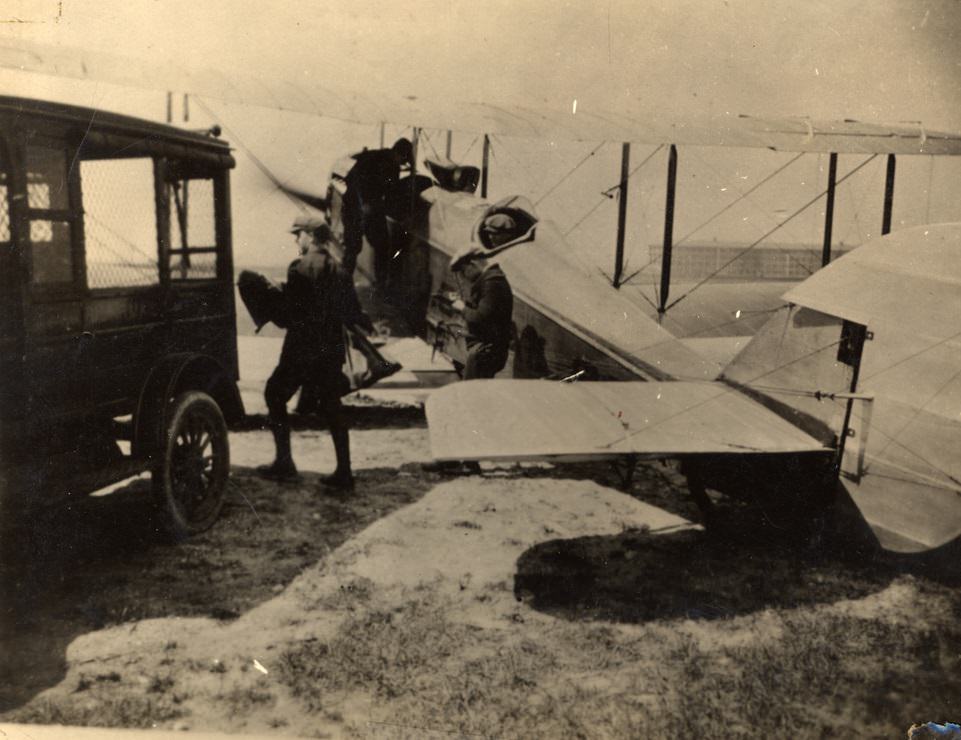 Unloading Airmail in Chicago, Illinois, 1921.