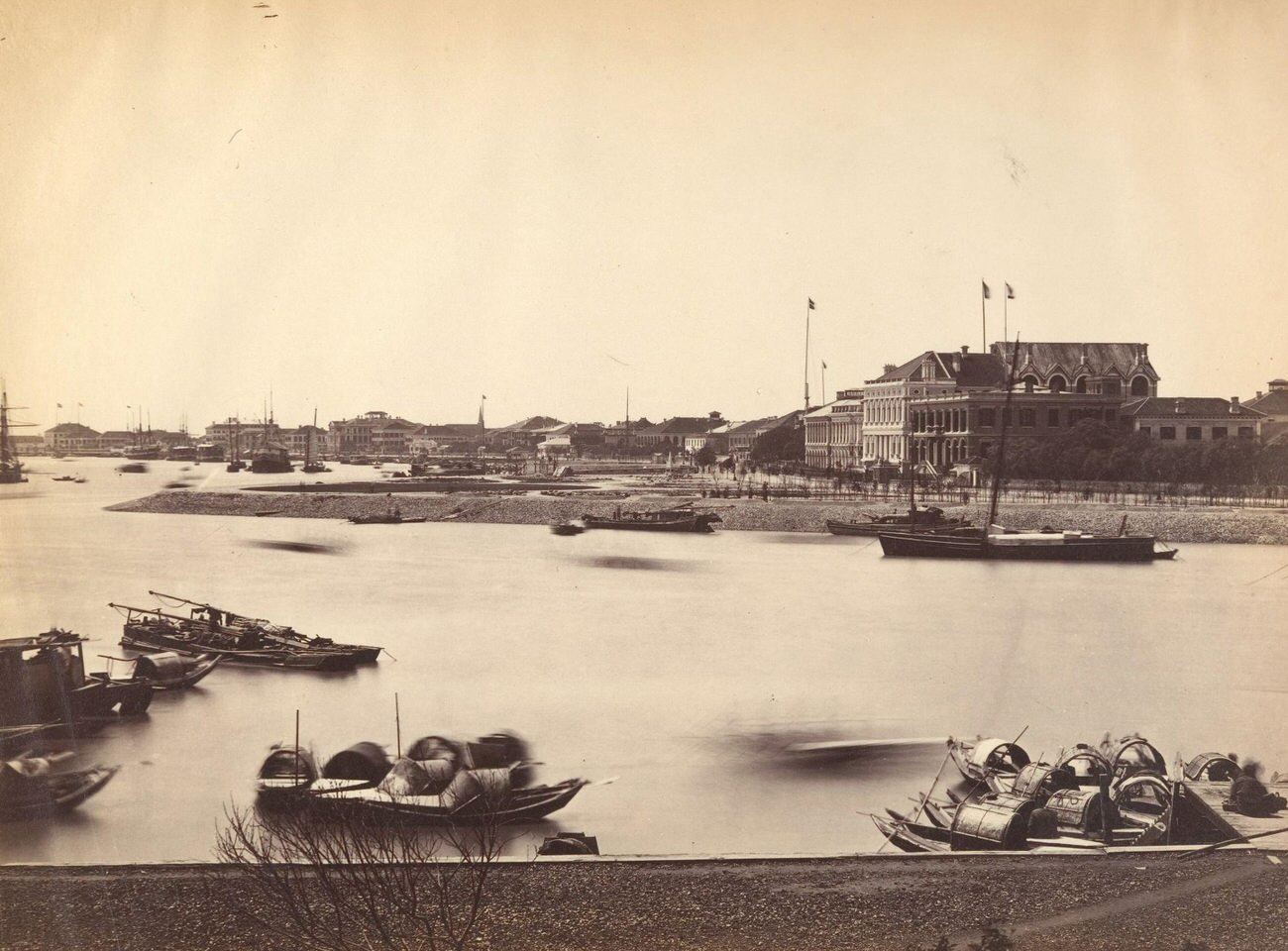 The Bund in Shanghai, 1869