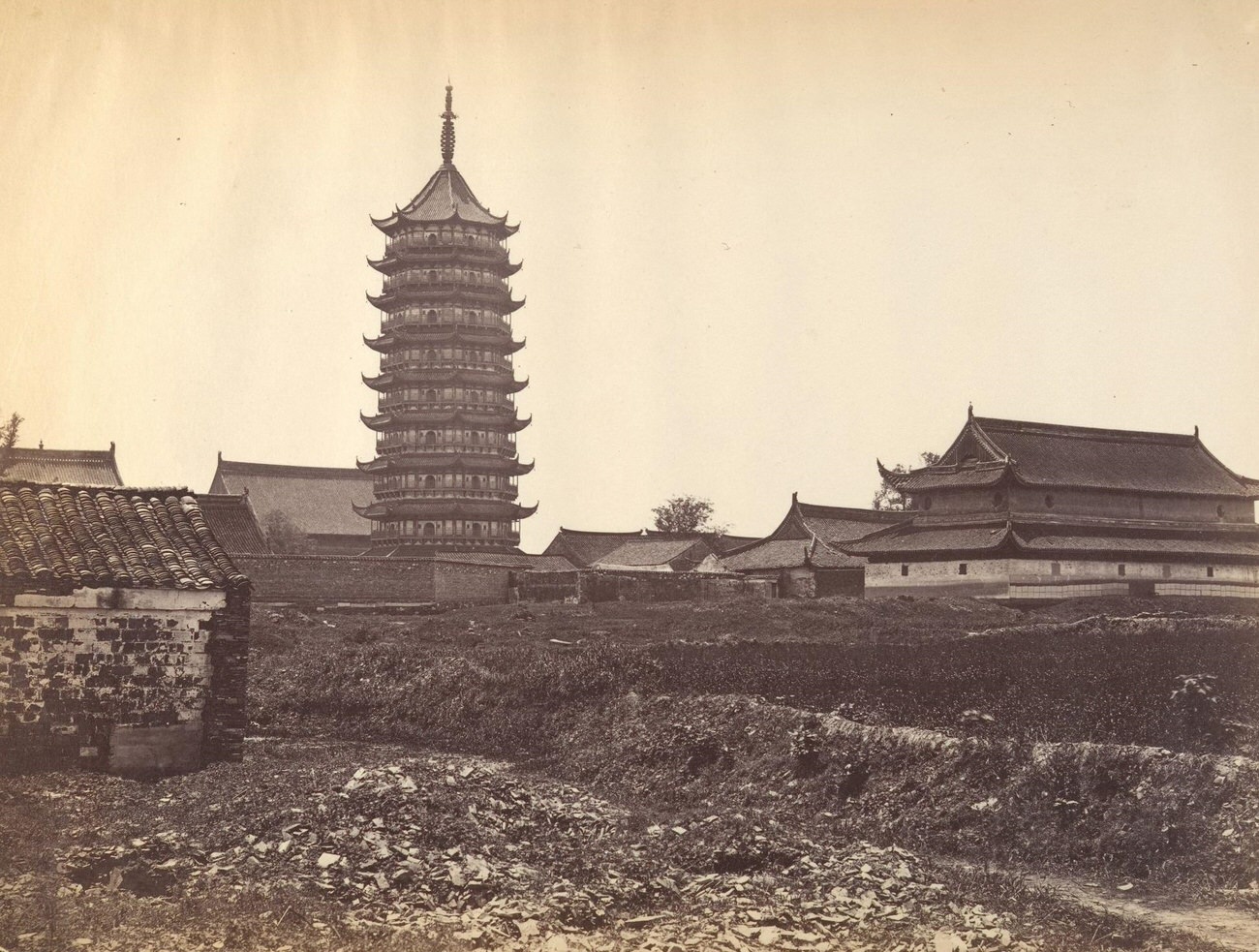 Great Pagoda at Foochow, the largest in China, 1869