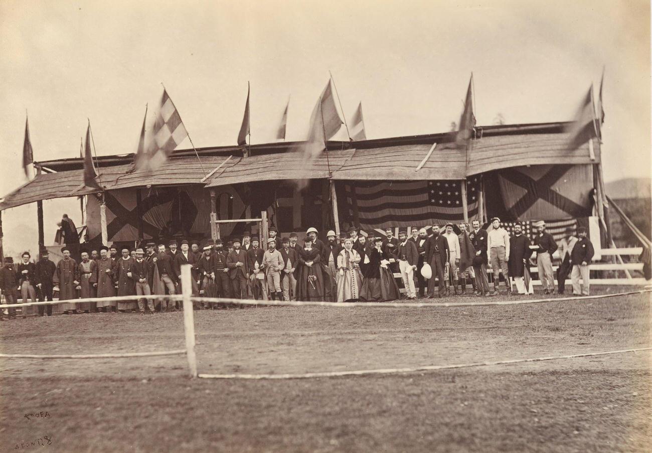 The Grand Stand, Foochow, 1869