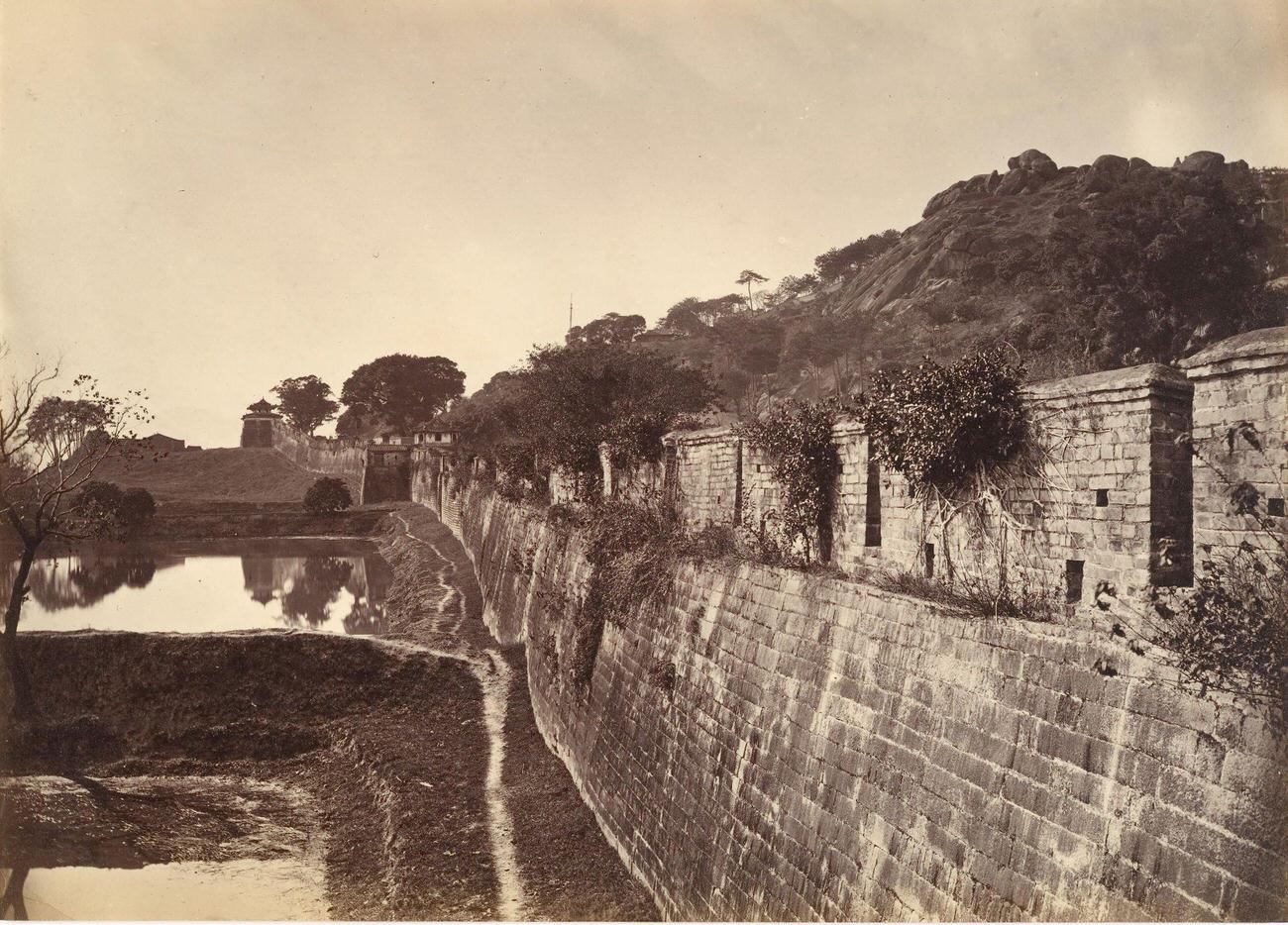 A Portion of the Citywall, Foochow, 1869