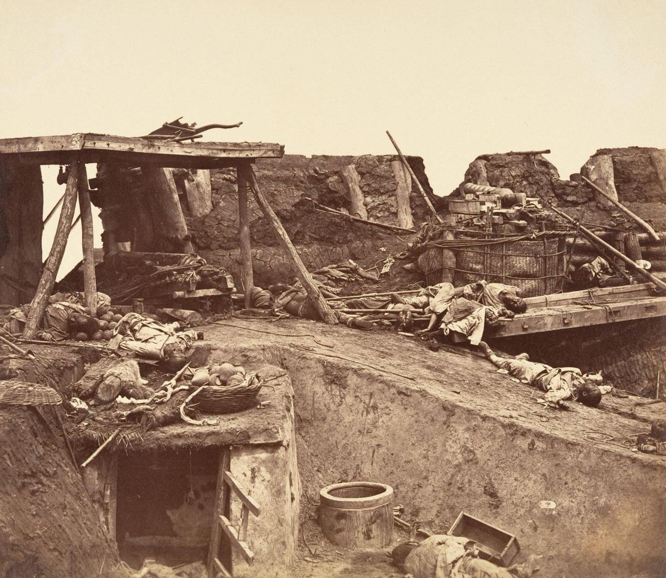 After the Capture of the Taku Forts, 1860