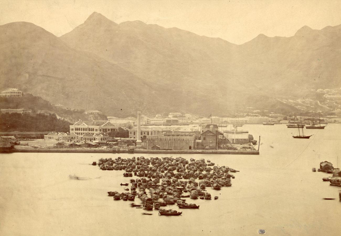 Hong Kong Harbour, 1860.