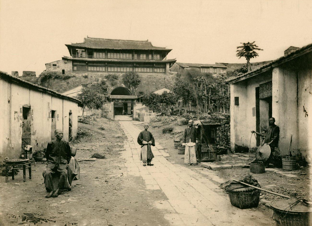 Village in Kowloon, Opposite Hong Kong, 1872