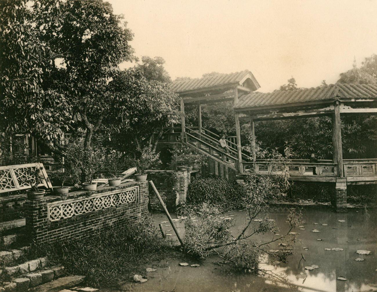 Gardens in Canton, 1872
