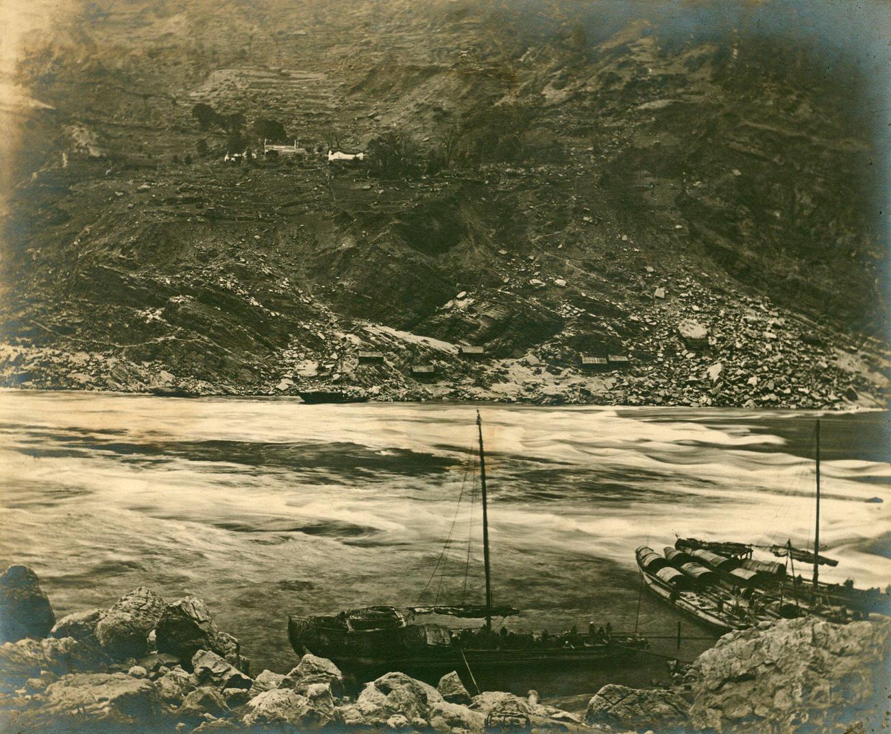 Tsing Tiu Rapid, Upper Yangtsze, 1872