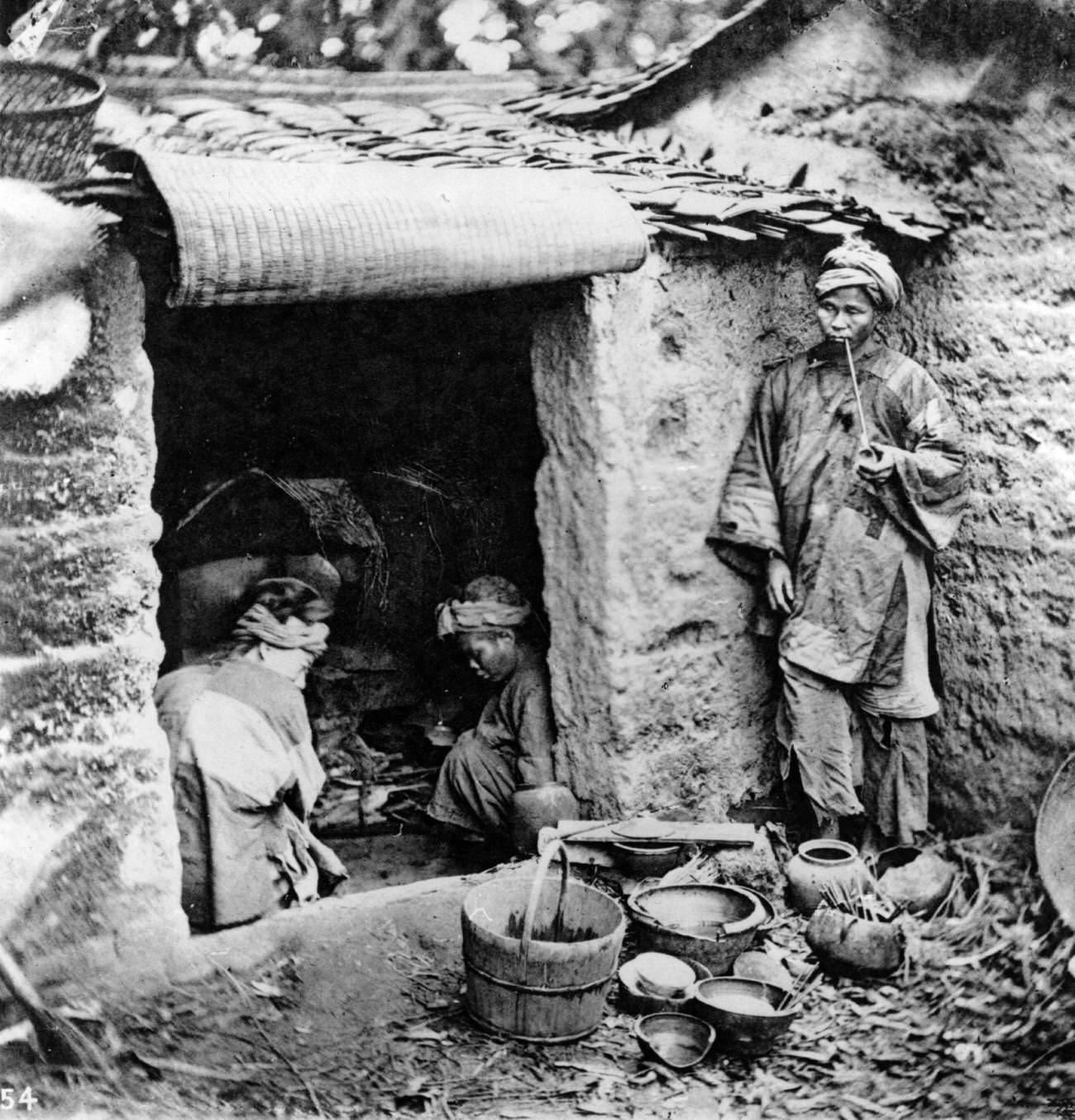 Slum Housing in China, 1870s