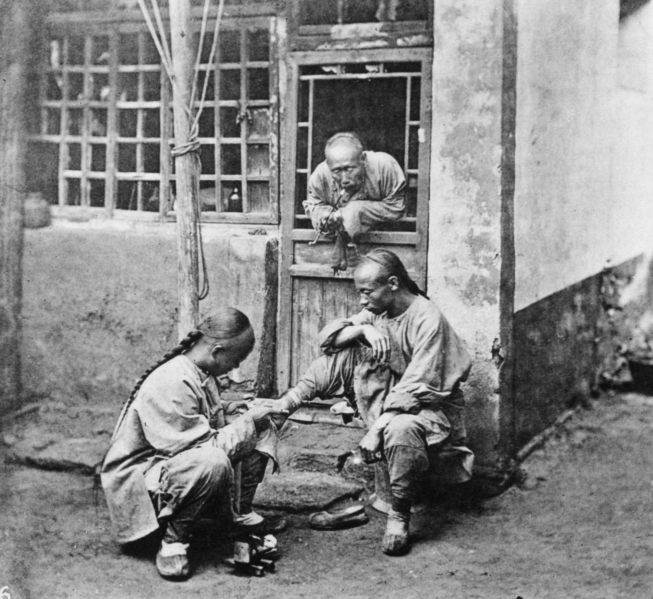 Street Surgery in Pekin, 1870s