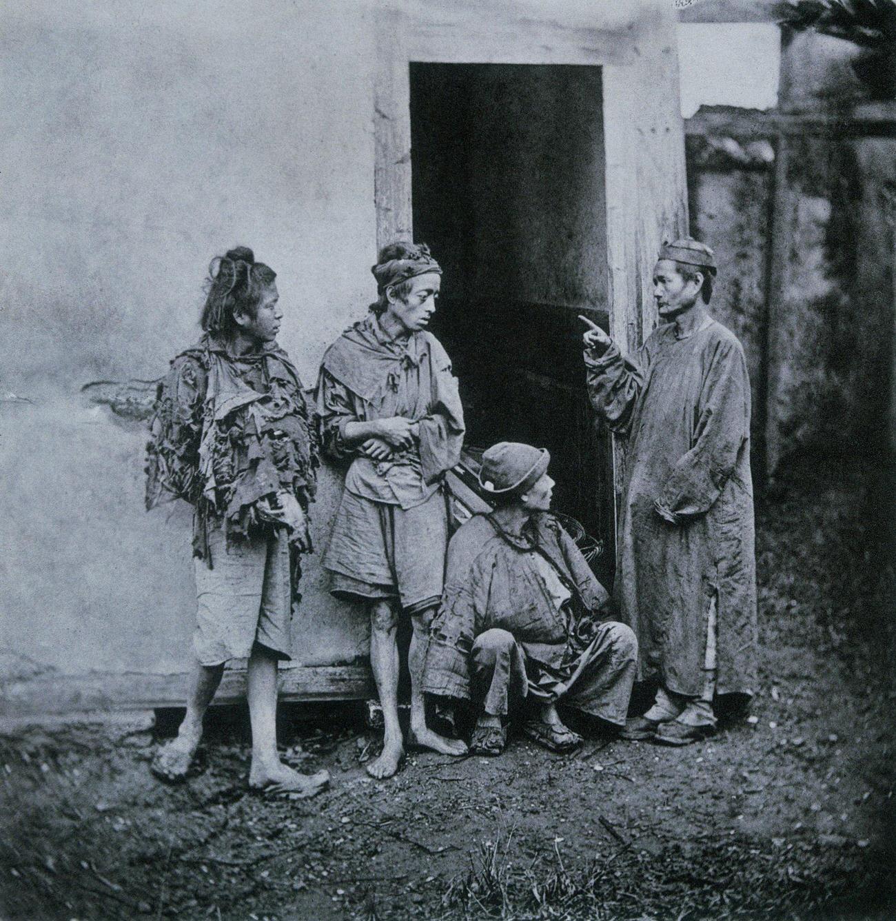 Group of Chinese Beggars, 1874