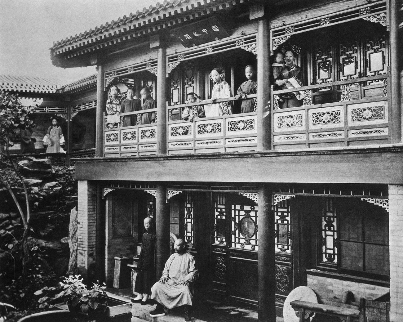 Exterior of a Chinese House