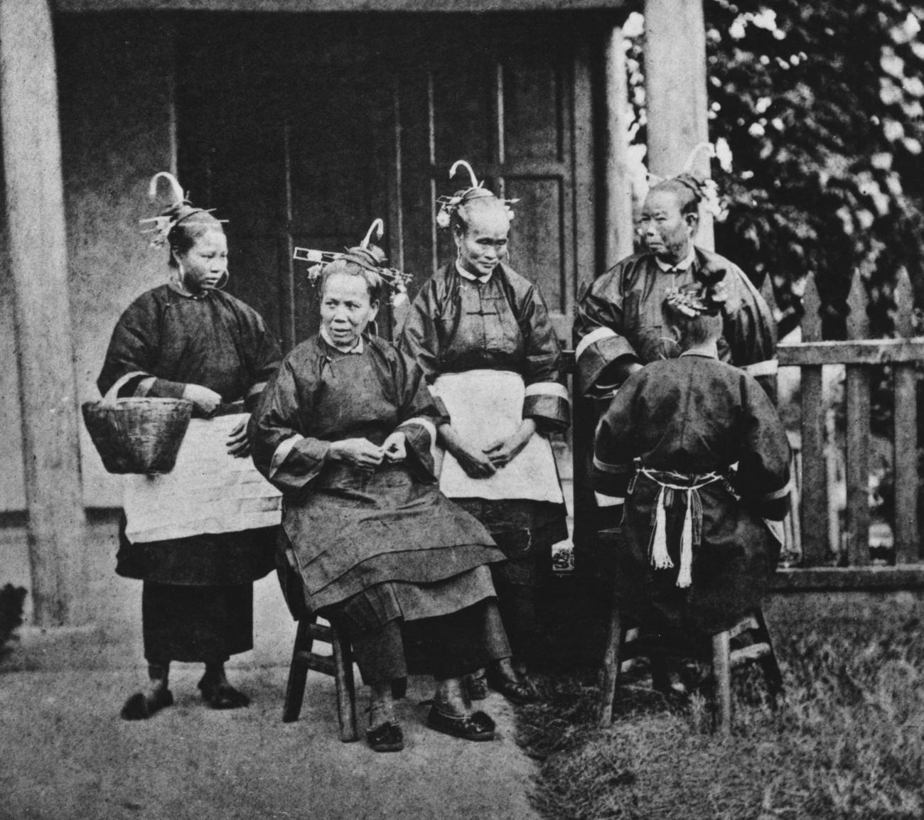 Women Farm Workers, China, 1870s