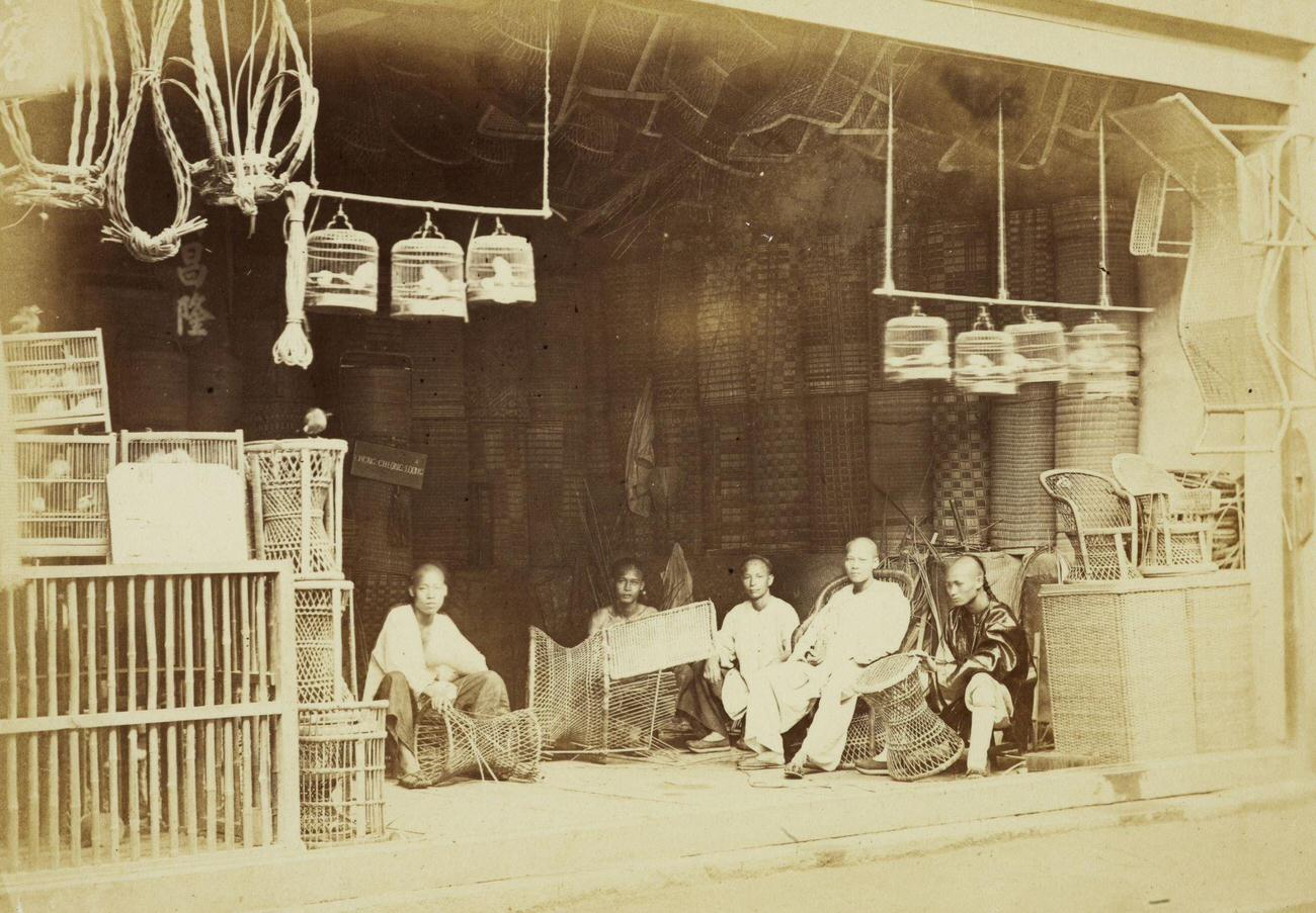 Têng-Yi Tëen, Basket Chair and Matting Shop, Shanghai, 1876