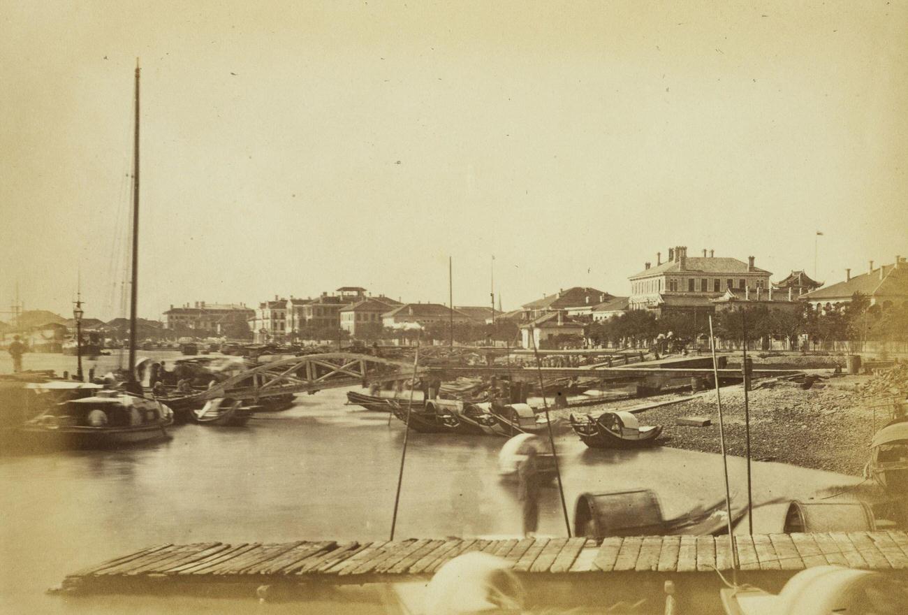 River Front, Shanghai, 1876