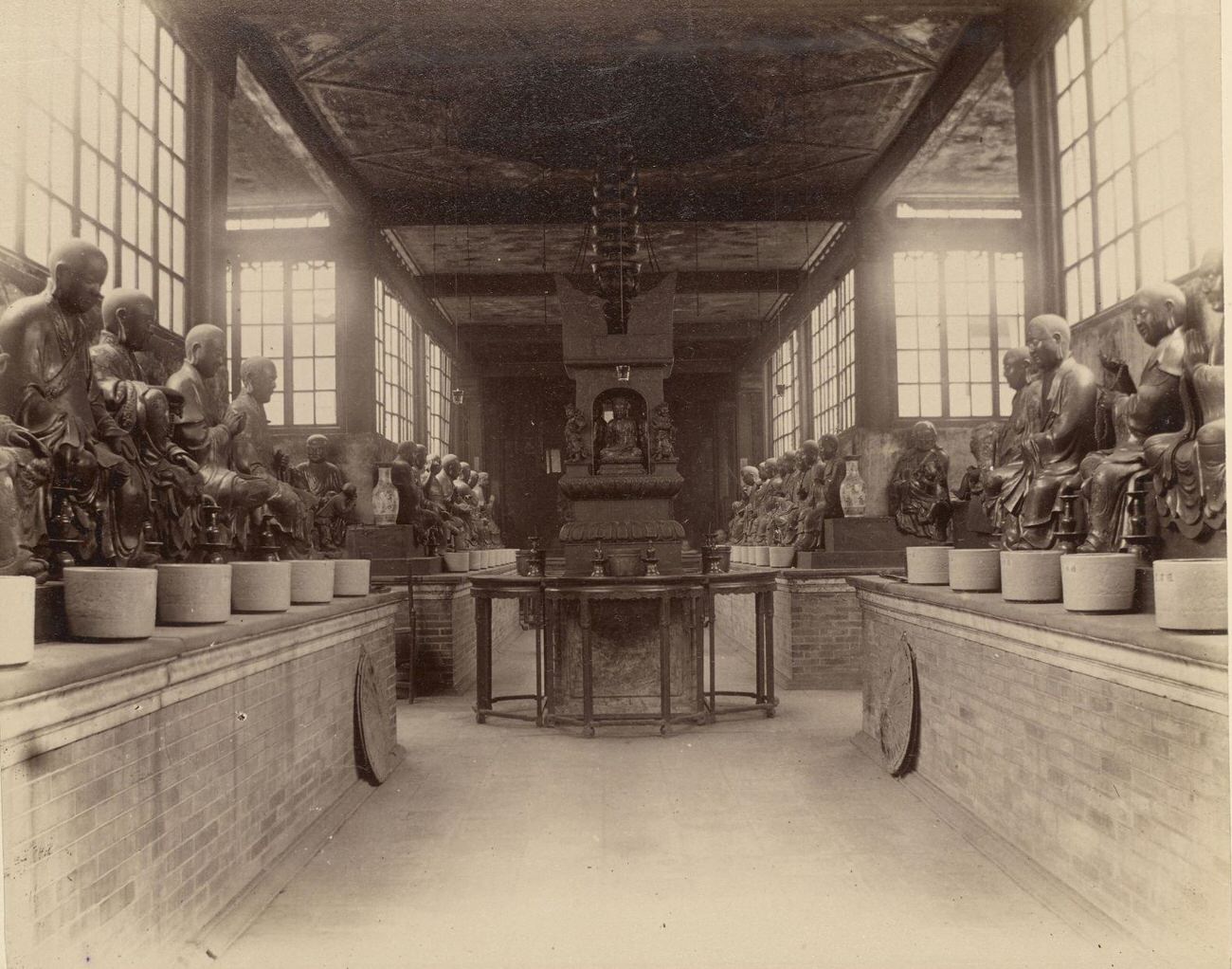 Flowery Forest Temple, 500 Genii, Canton, 1870s