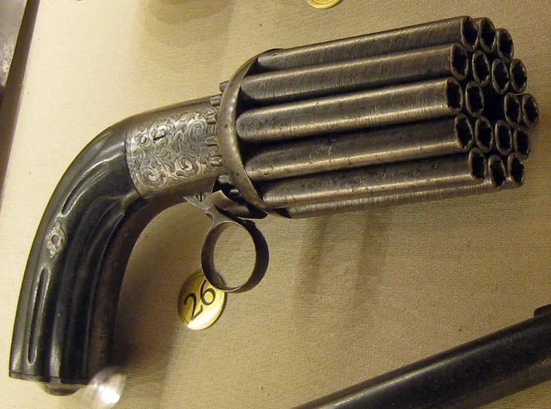 A multiple-barrel firearm (1800s)