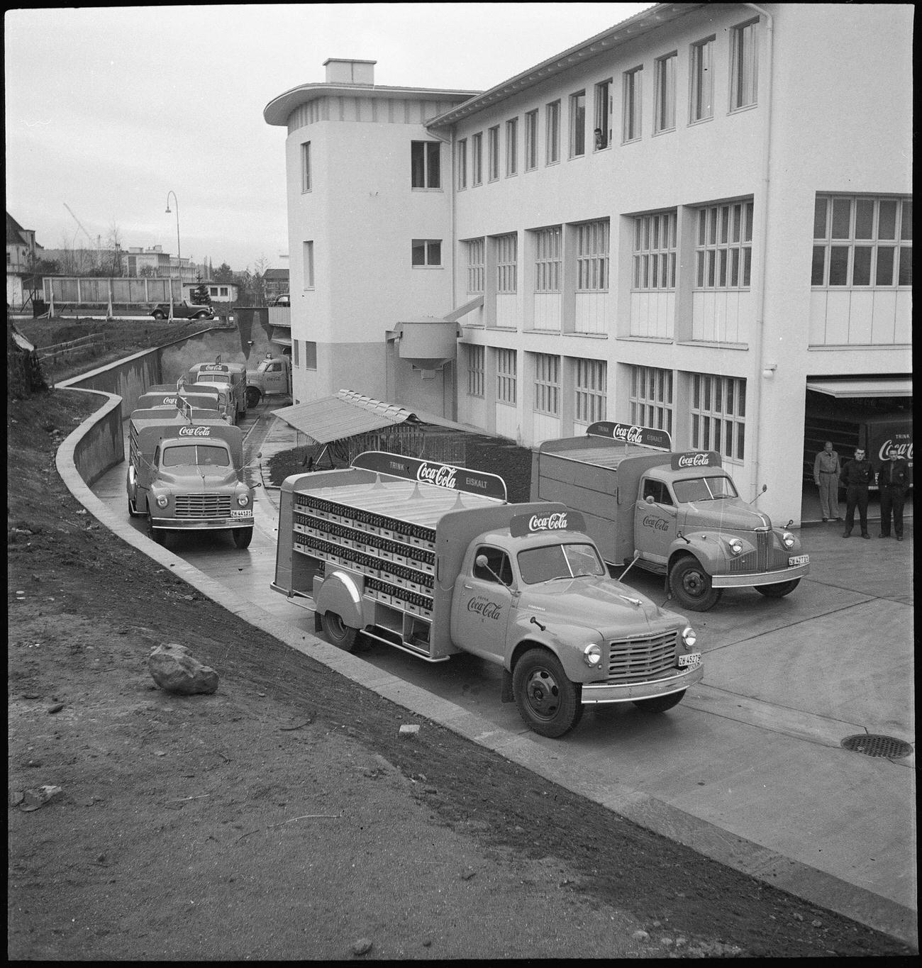 Coca-Cola delivery van, 1949.