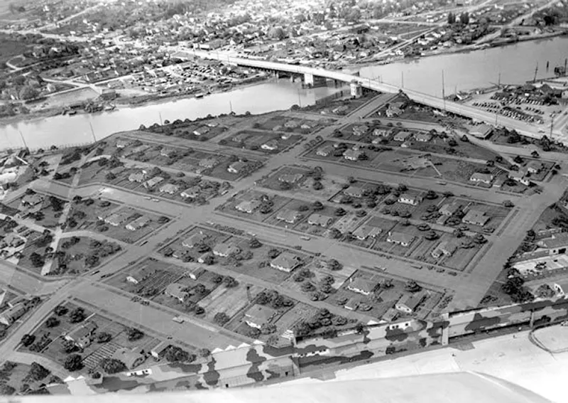 During WWII a Fake Rooftop Town was Built to hide Boeing’s Factory from Potential Japanese Air Strikes