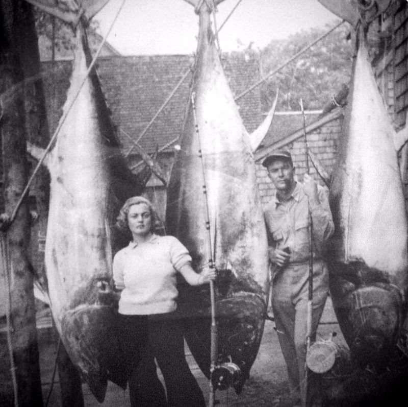 Hooked on History: Fishermen and Their Impressive Catches in Historical Photos