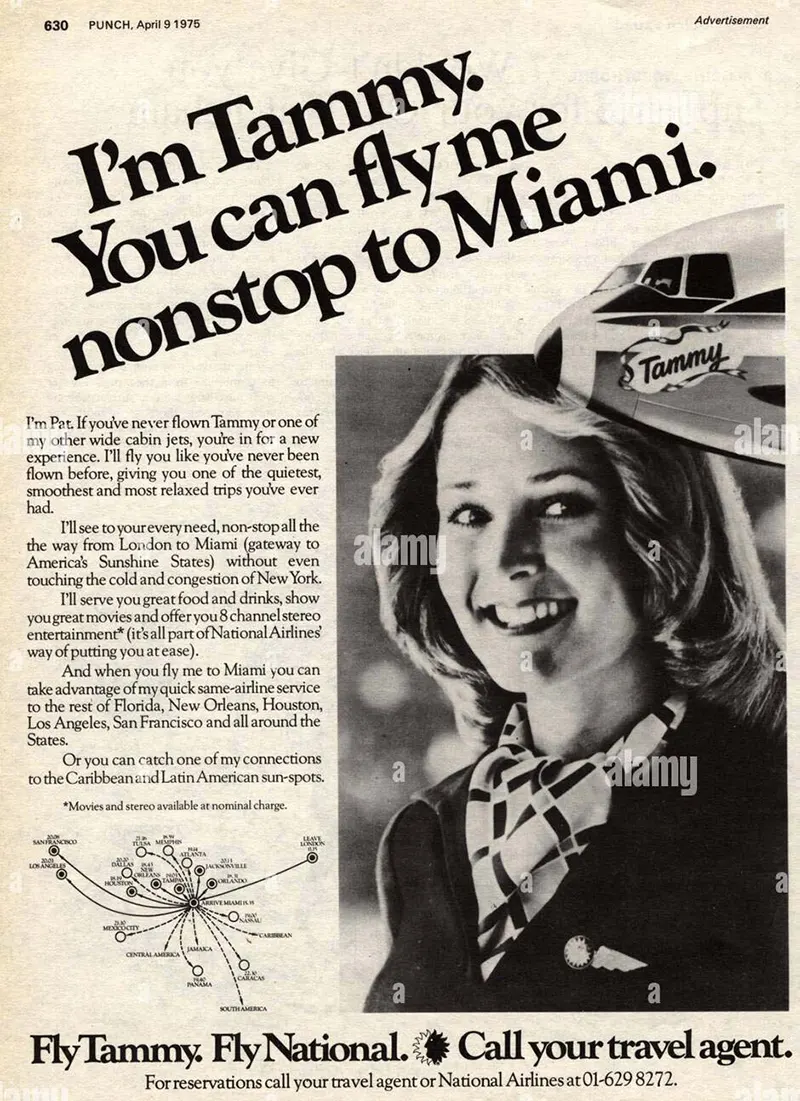 The Bold and Controversial "Fly Me" Ad Campaign of the 1970s