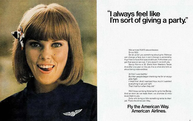 The Bold and Controversial "Fly Me" Ad Campaign of the 1970s