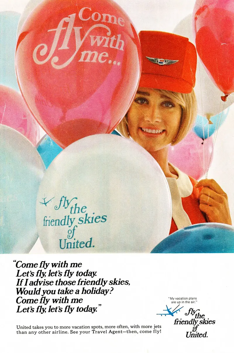 The Bold and Controversial "Fly Me" Ad Campaign of the 1970s