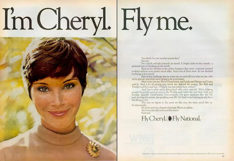 The Bold and Controversial "Fly Me" Ad Campaign of the 1970s