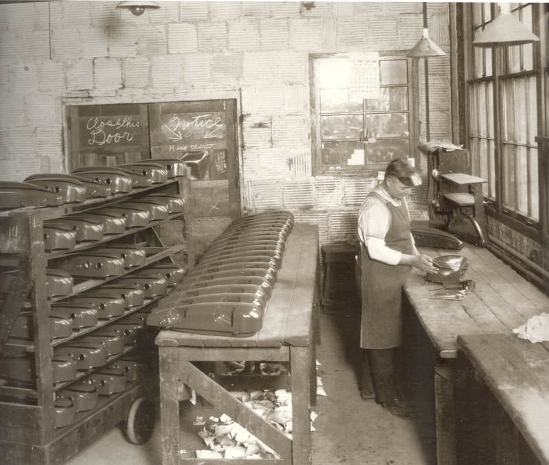 Historical Photos of Harley-Davidson Motorcycles and Production in Their Infancy from the Early 20th Century