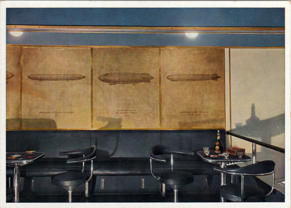 Smoking Room on LZ-129 Hindenburg