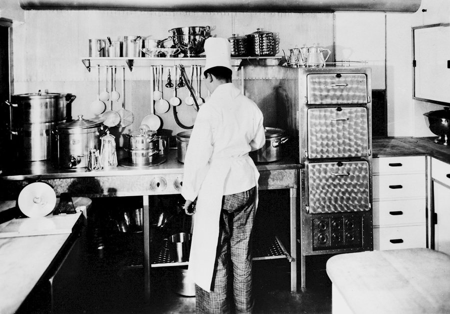 Galley on Hindenburg's B Deck